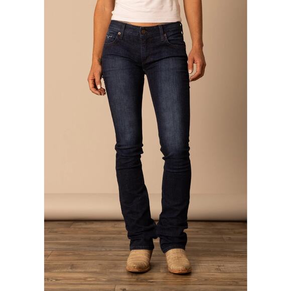 kimes Denim - Kimes Ranch Audrey Women's Dark Jeans Bootcut Cowgirl 00/32